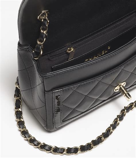 chanel mini patent or caviar|Flap Bags .